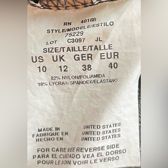 Black Swim Top - Picture 7 of 8